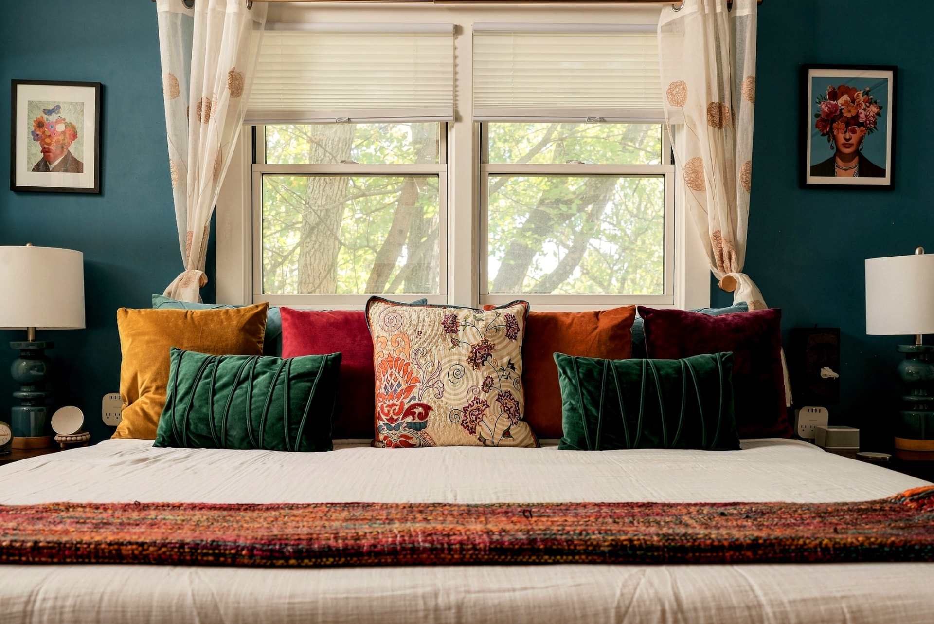 Premium edited interior photograph of a styled living space